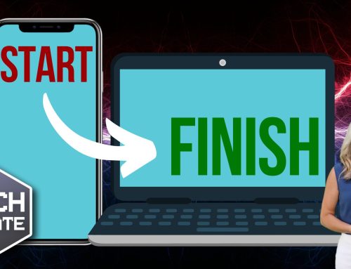 Start it on your phone… finish it on your PC?