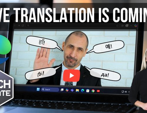 AI audio translation previews in Microsoft Edge